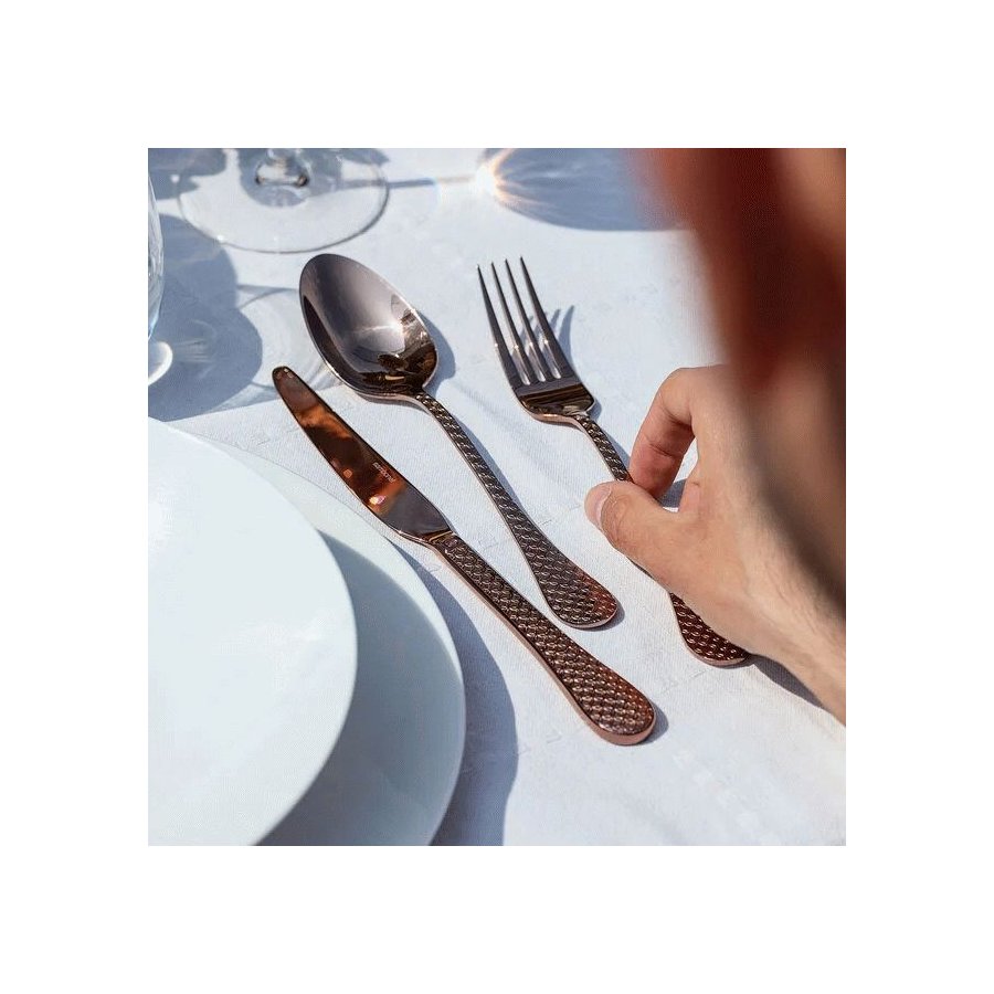 Sambonet Taormina Besteckset 24-teilig, Kupfer