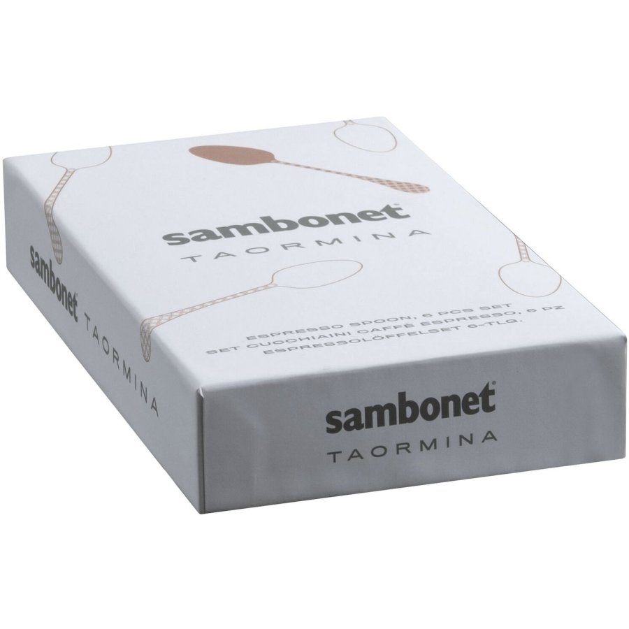 Sambonet Taormina Espressol&ouml;ffel 6er Set, Kupfer