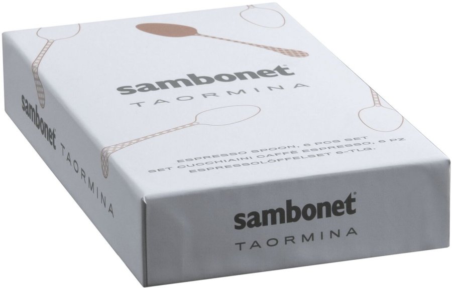 Sambonet Taormina Espressol&ouml;ffel 6er Set, Kupfer