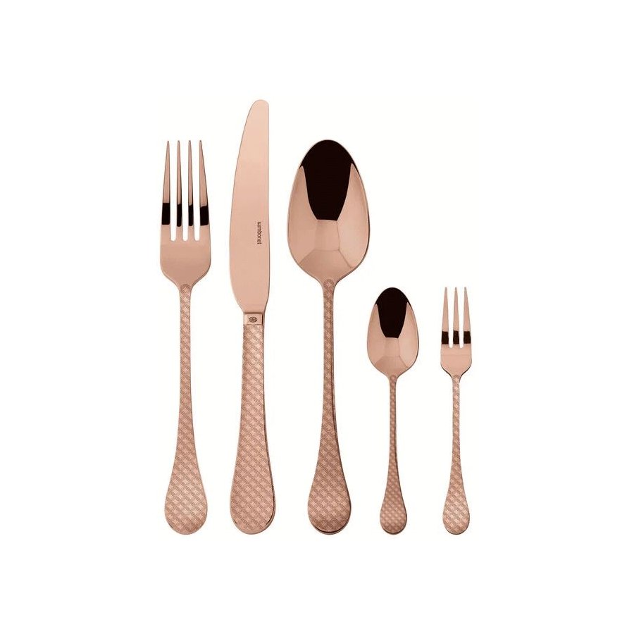 Sambonet Taormina Besteckset 30-teilig, Kupfer