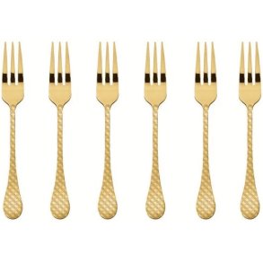 Sambonet Taormina Kuchengabel 6er Set, Gold