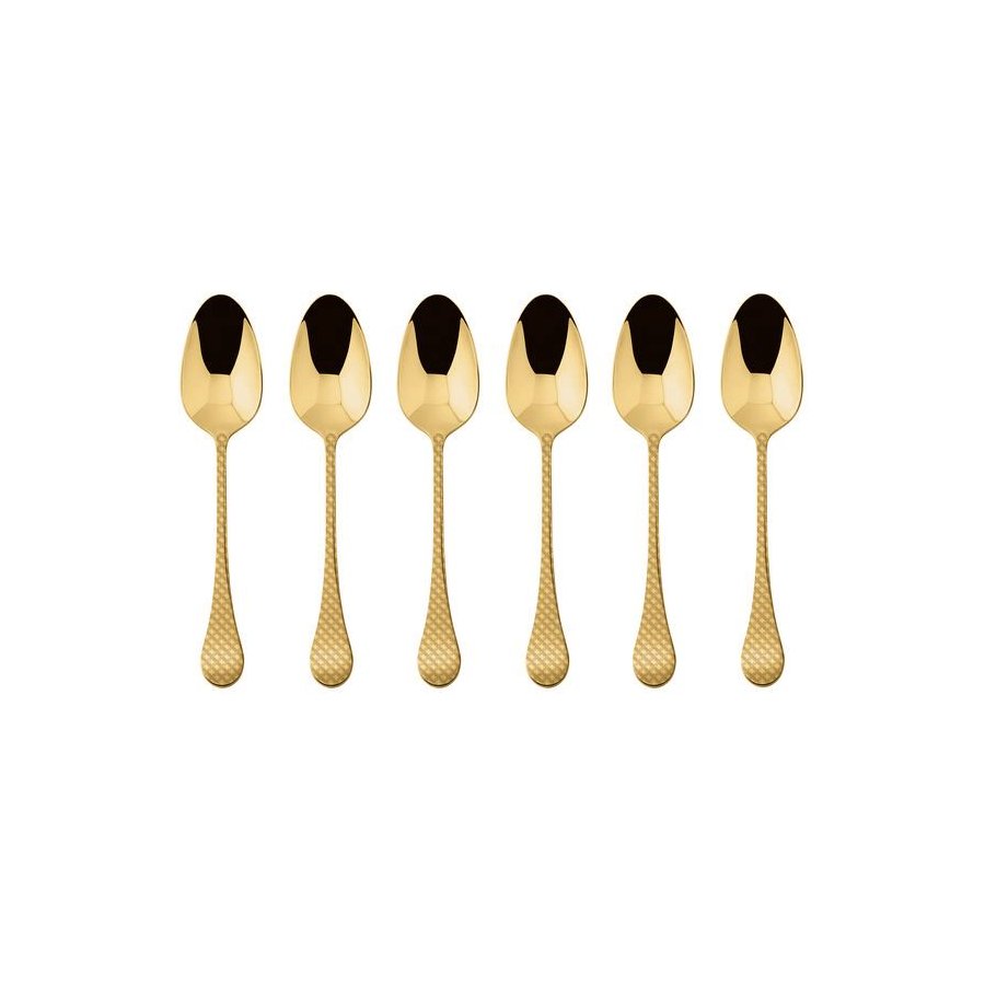 Sambonet Taormina Espressol&ouml;ffel 6er Set, Gold