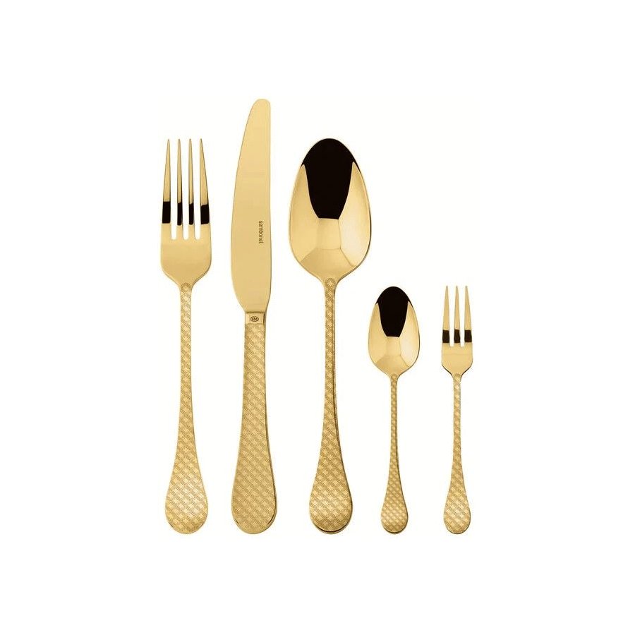 Sambonet Taormina Besteckset 30-teilig, Gold