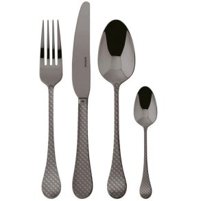 Sambonet Taormina Besteckset 24-teilig, Schwarz