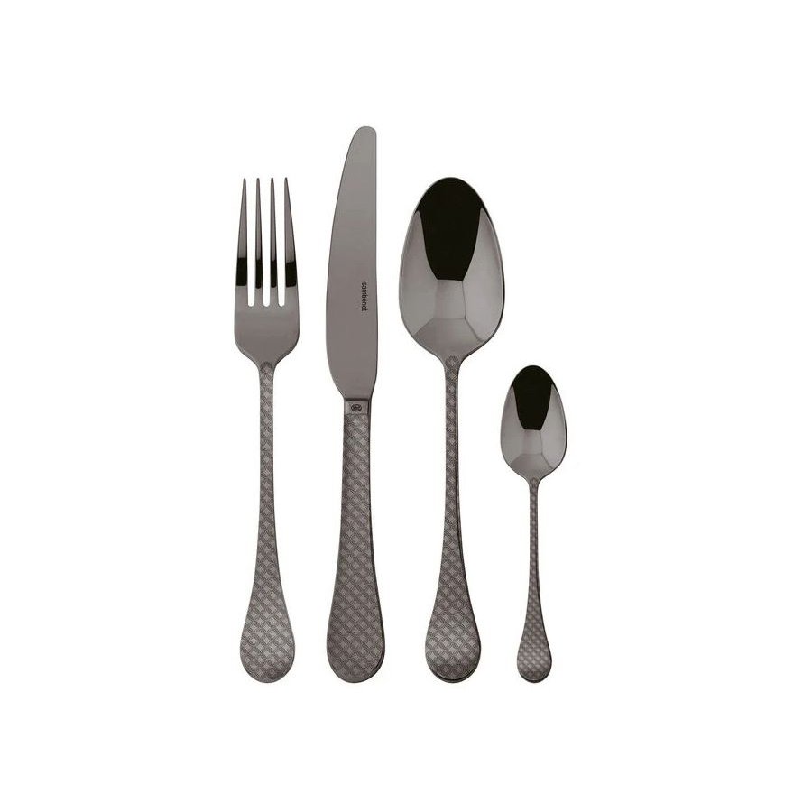 Sambonet Taormina Besteckset 24-teilig, Schwarz