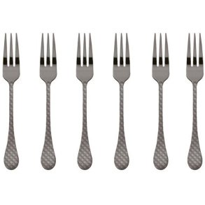 Sambonet Taormina Kuchengabel 6er Set, Schwarz