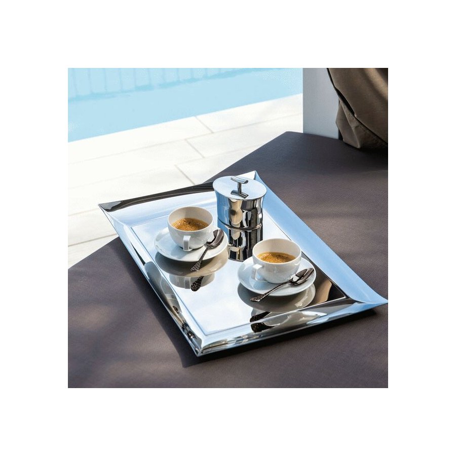 Sambonet Taormina Espressol&ouml;ffel 6er Set, Schwarz