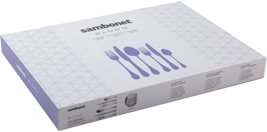 Sambonet Bloom Besteckset 36-teilig, Edelstahl
