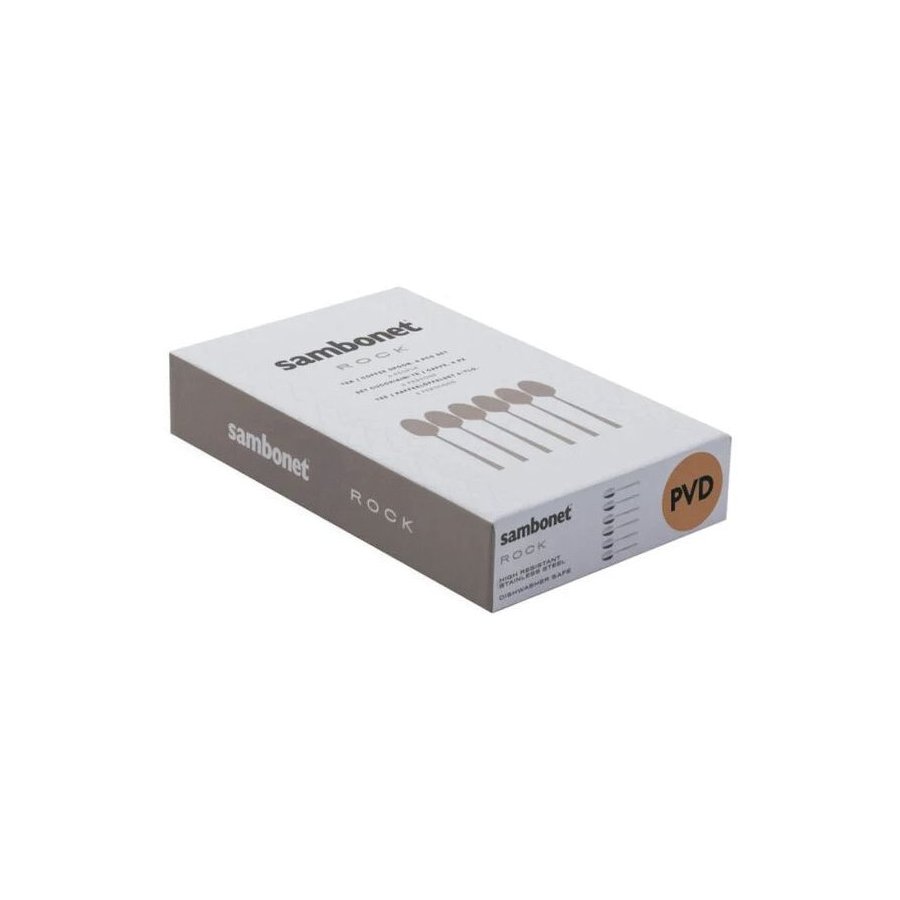 Sambonet Rock Teel&ouml;ffel 6er Set, Kupfer