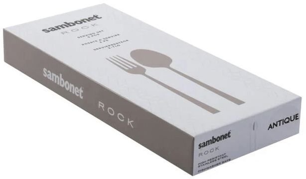 Sambonet Rock Besteck 2-teilig, Champagne