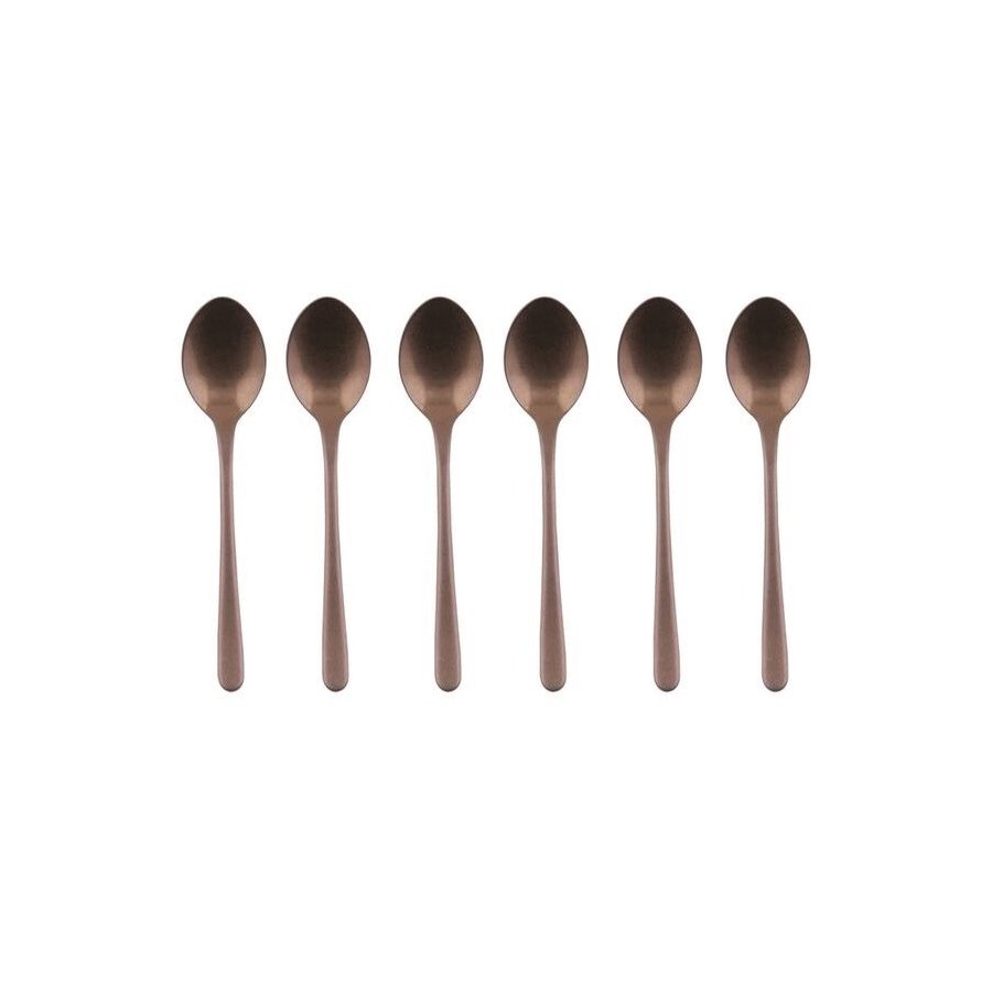 Sambonet Taste Teel&ouml;ffel 6er Set, Vintage Kupfer