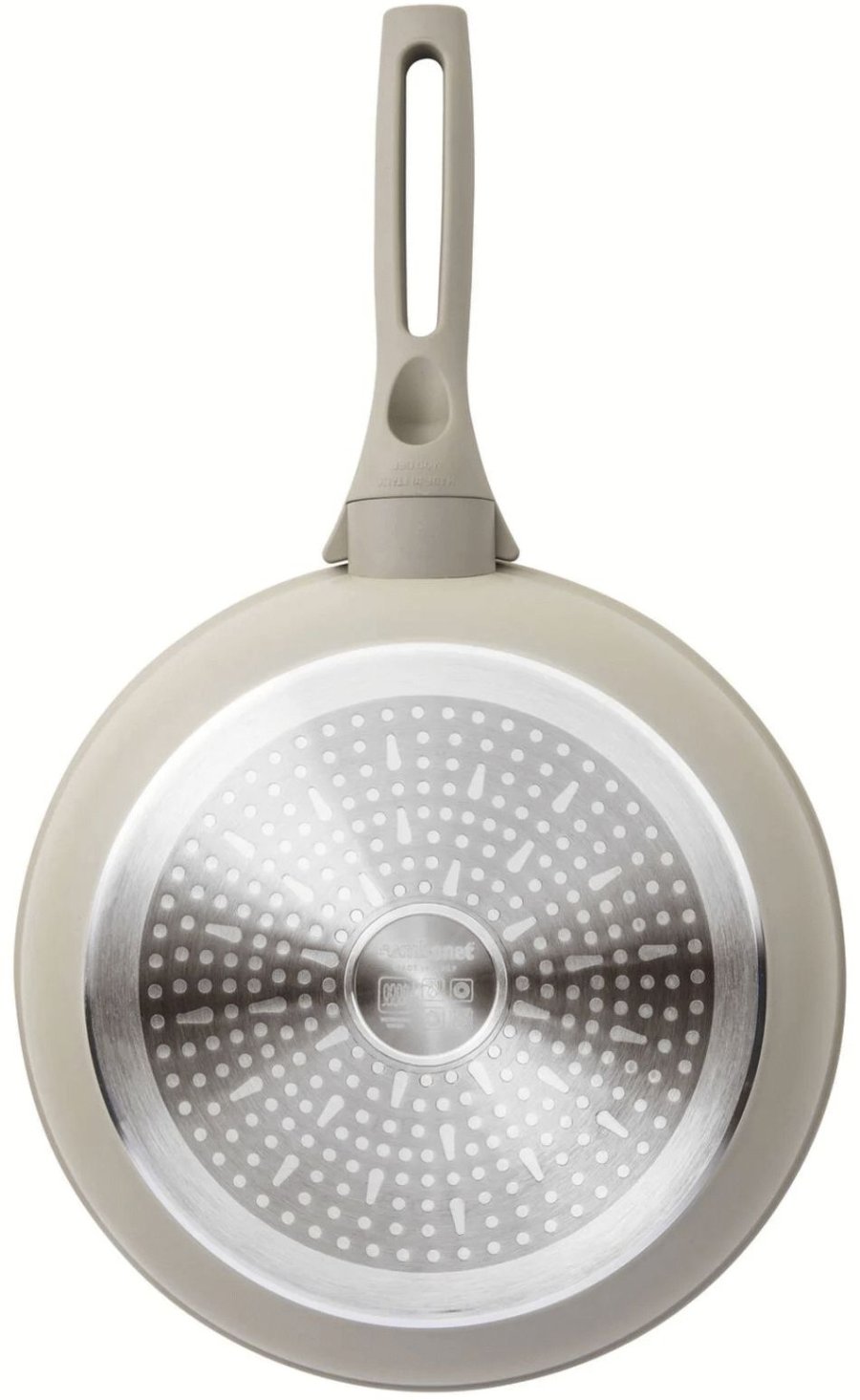 Sambonet Silver Force Stegepande 30 cm, Beige/Gr�