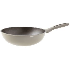 Sambonet Silver Force Wok 28 cm, Beige/Gr�