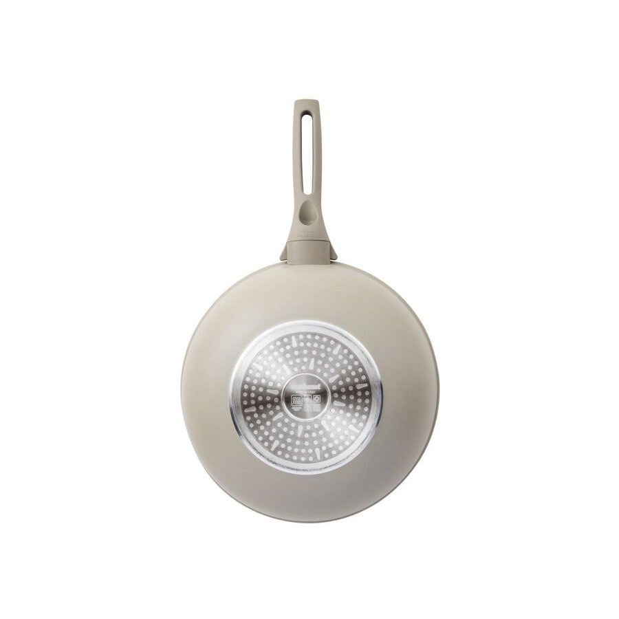Sambonet Silver Force Wok 28 cm, Beige/Gr�