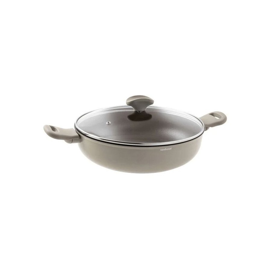 Sambonet Silver Force Wok 28 cm, Beige/Gr�