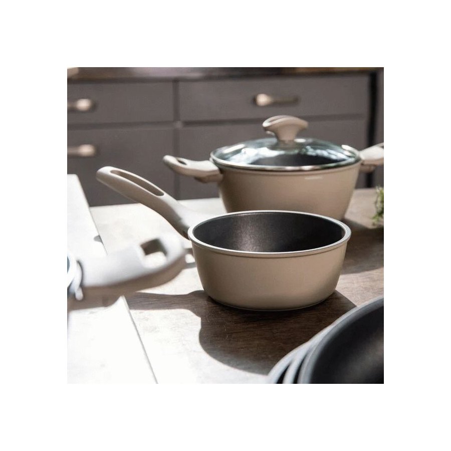 Sambonet Silver Force Kasserolle �16 cm/1,2 L, Beige/Gr�