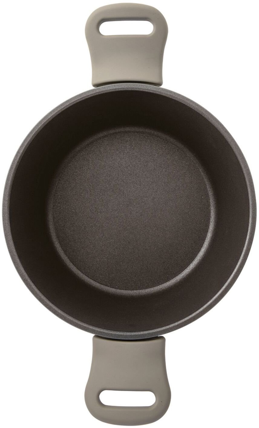 Sambonet Silver Force Gryde m. L�g �20 cm/2,3 L, Beige/Gr�