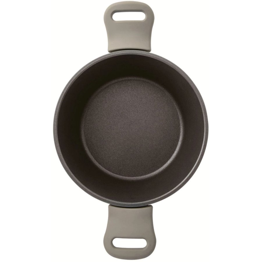 Sambonet Silver Force Gryde m. L�g �24 cm/4,2 L, Beige/Gr�