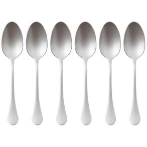 Sambonet Bloom Espressol&ouml;ffel 6er Set, Mattierter Edelstahl