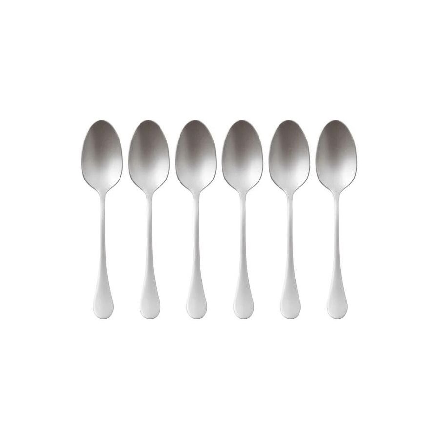 Sambonet Bloom Espressol&ouml;ffel 6er Set, Mattierter Edelstahl