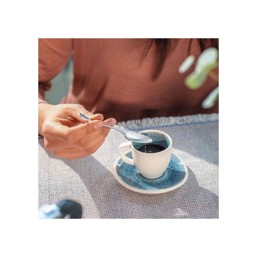 Sambonet Bloom Espressol&ouml;ffel 6er Set, Mattierter Edelstahl