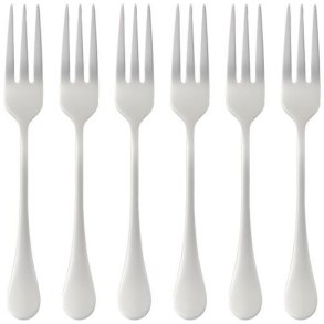 Sambonet Bloom Kuchengabel 6er Set, Mattierter Edelstahl