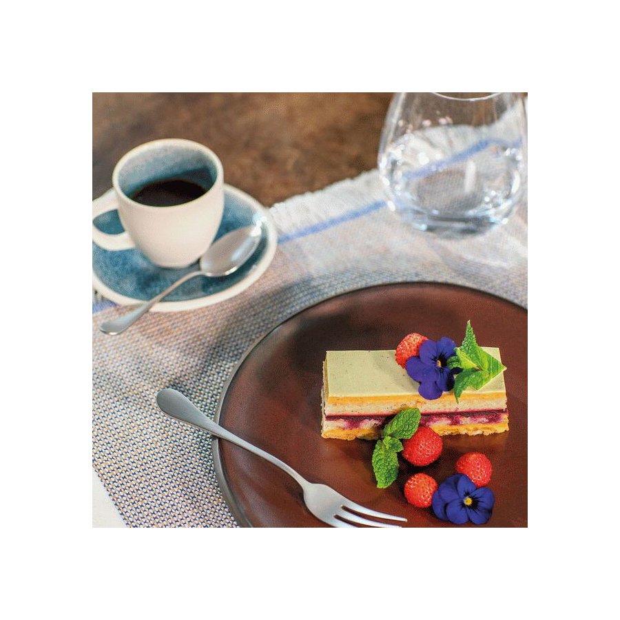 Sambonet Bloom Kuchengabel 6er Set, Mattierter Edelstahl