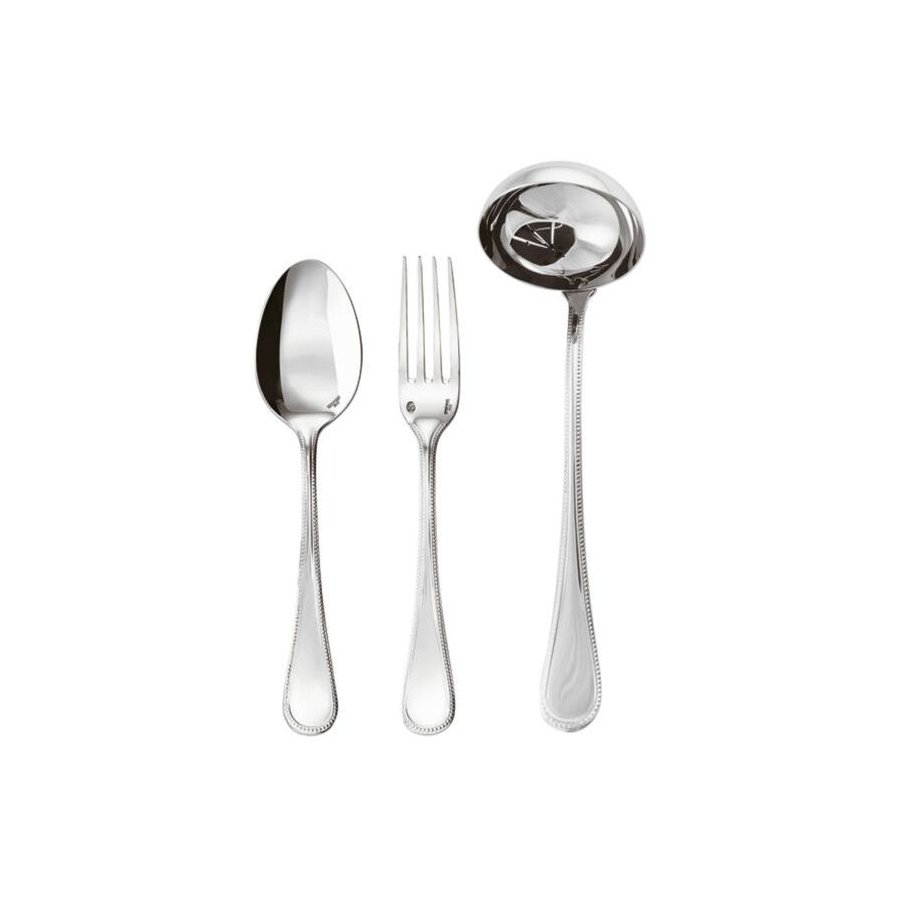 Sambonet Perles Besteck-Set 3-teilig, Edelstahl