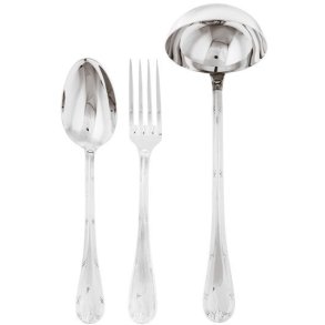 Sambonet Ruban Crois&eacute; Besteck 3-teilig, Edelstahl