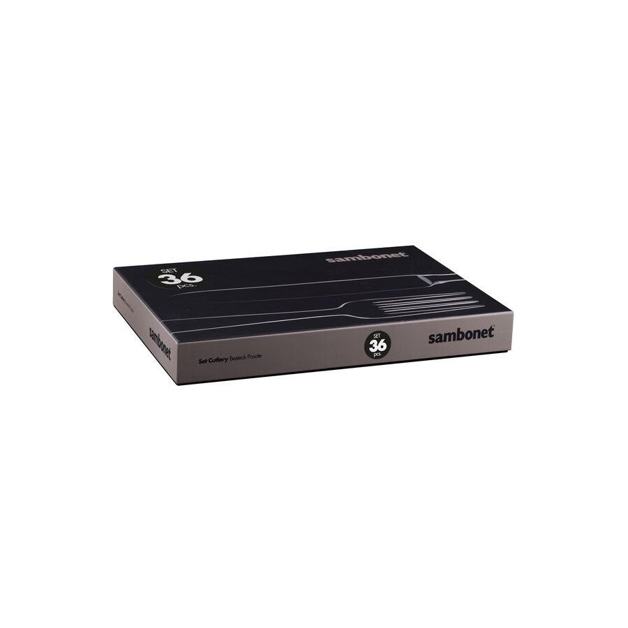 Sambonet Ruban Crois&eacute; Besteckset 36-teilig, Edelstahl