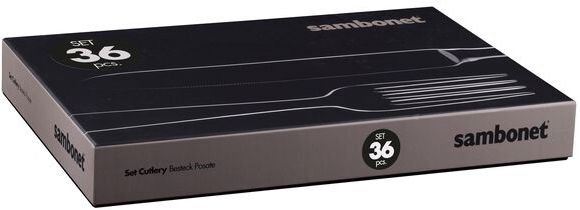 Sambonet Ruban Crois&eacute; Besteckset 36-teilig, Edelstahl