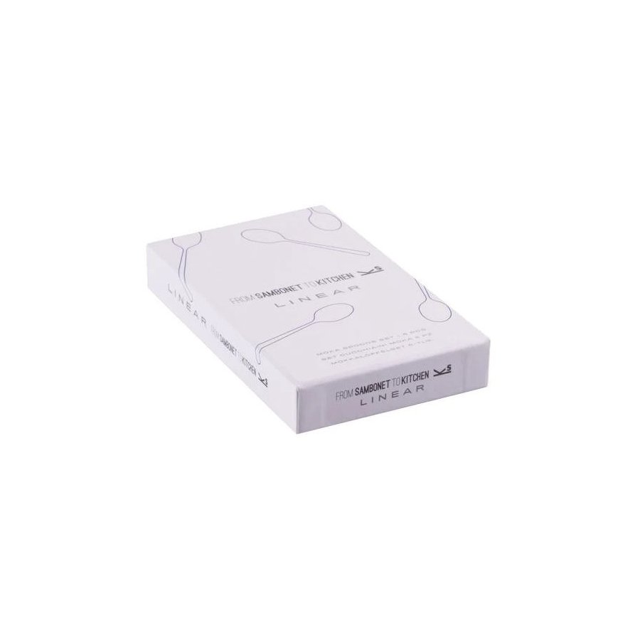 Sambonet Linear Espressol&ouml;ffel 6er Set, Edelstahl