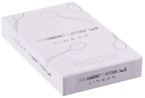 Sambonet Linear Espressol&ouml;ffel 6er Set, Edelstahl