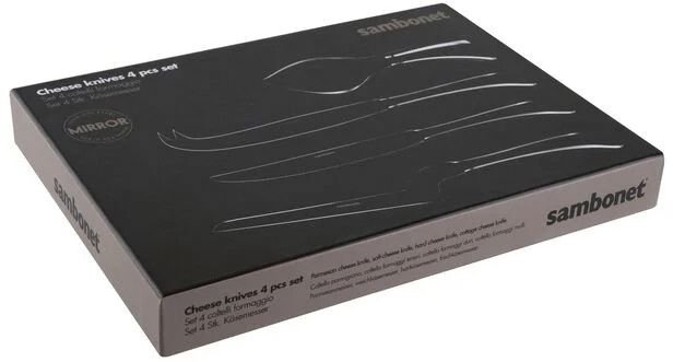 Sambonet Living Fleischmesser 4er Set, Edelstahl