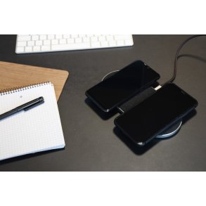 SACKit CHARGEit Dual Dock Trådløs Oplader, Sort