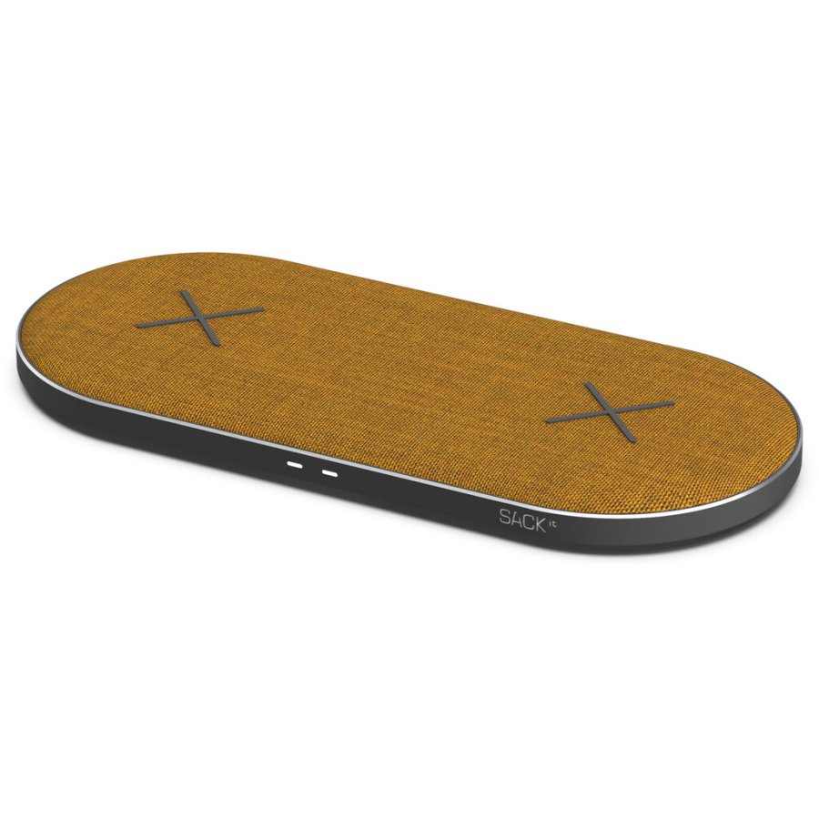 SACKit CHARGEit Dual Dock Trdls Oplader, Curry