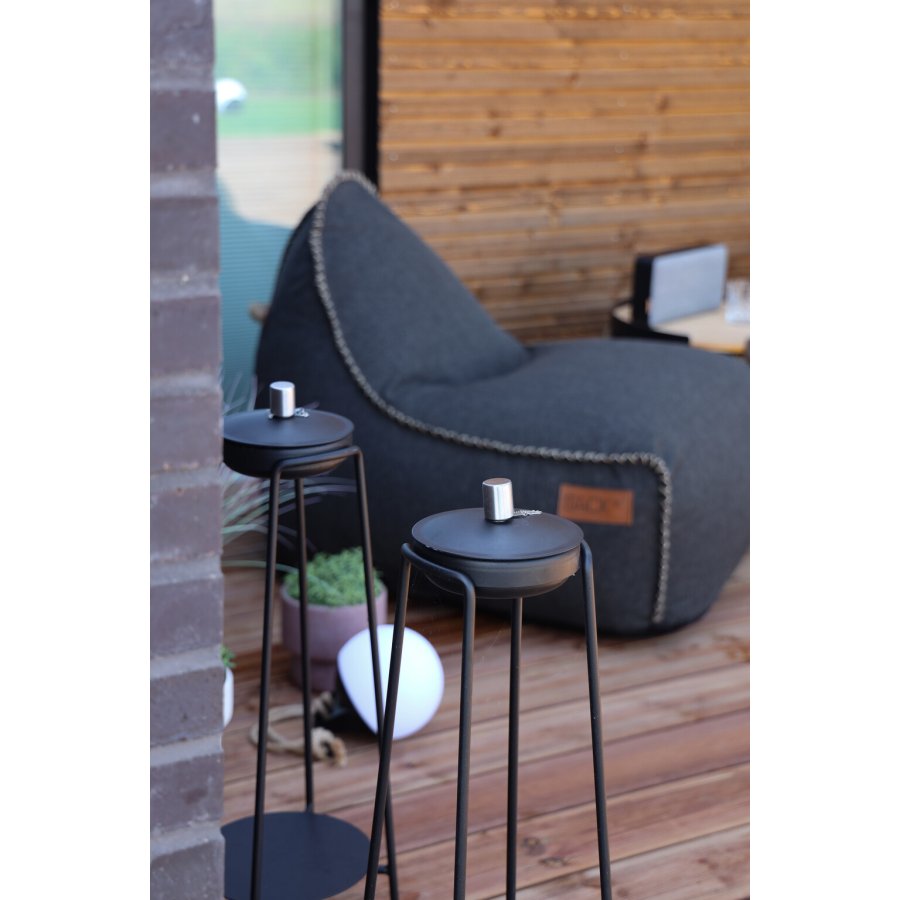 SACKit Olielampe 14 cm, Sort Stl