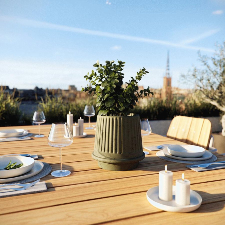 SACKit Gaia 16 Urtepotteskjuler H16 cm, Olive