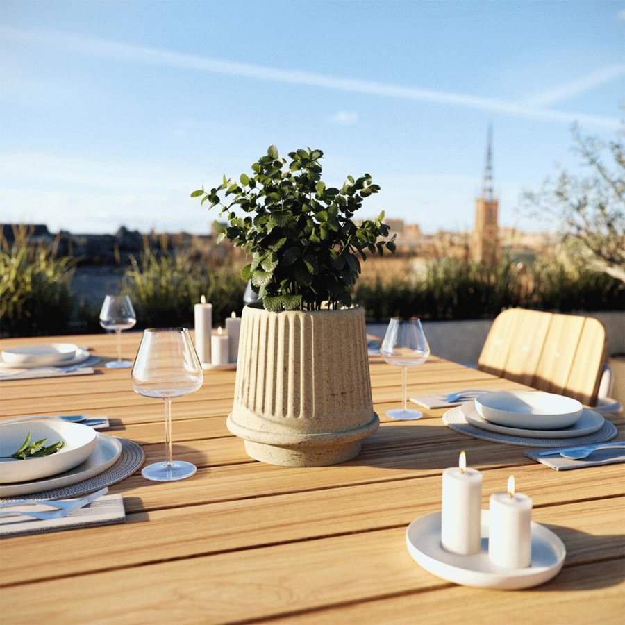 SACKit Gaia 16 Urtepotteskjuler H16 cm, Sand