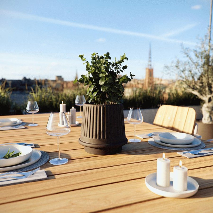 SACKit Gaia 16 Urtepotteskjuler H16 cm, Mocca