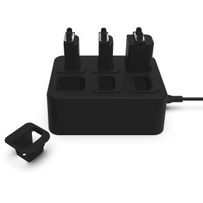 SACKit Opladestation t. 6 Batterier til Light 150, 250 & 350, Sort
