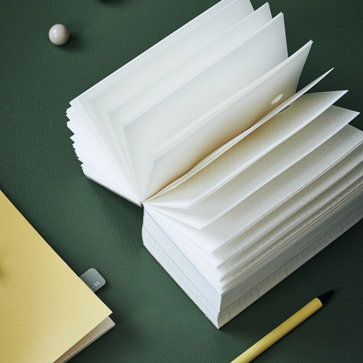 Monograph Notes Notesblok, Gul Kontorartikler Hjem.dk