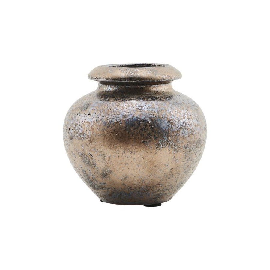 House Doctor Mini Vase H12 cm, Bronze/Brun