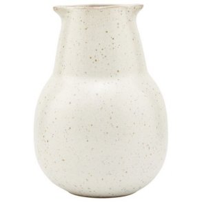 House Doctor Pion Flasche H12 cm, Grau/Wei