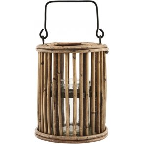 House Doctor Ova Laterne H18 cm, Rattan