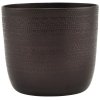 House Doctor Chappra Urtepotte 9 cm, Antik Brun