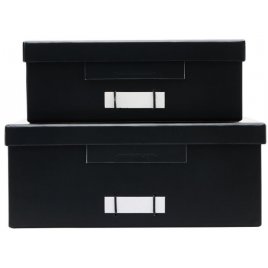 Monograph File sker m. lg 2 stk, Sort