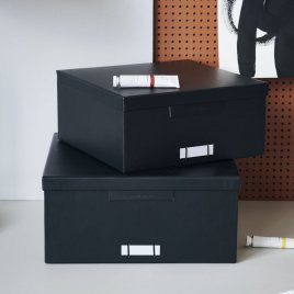 Monograph File sker m. lg 2 stk, Sort