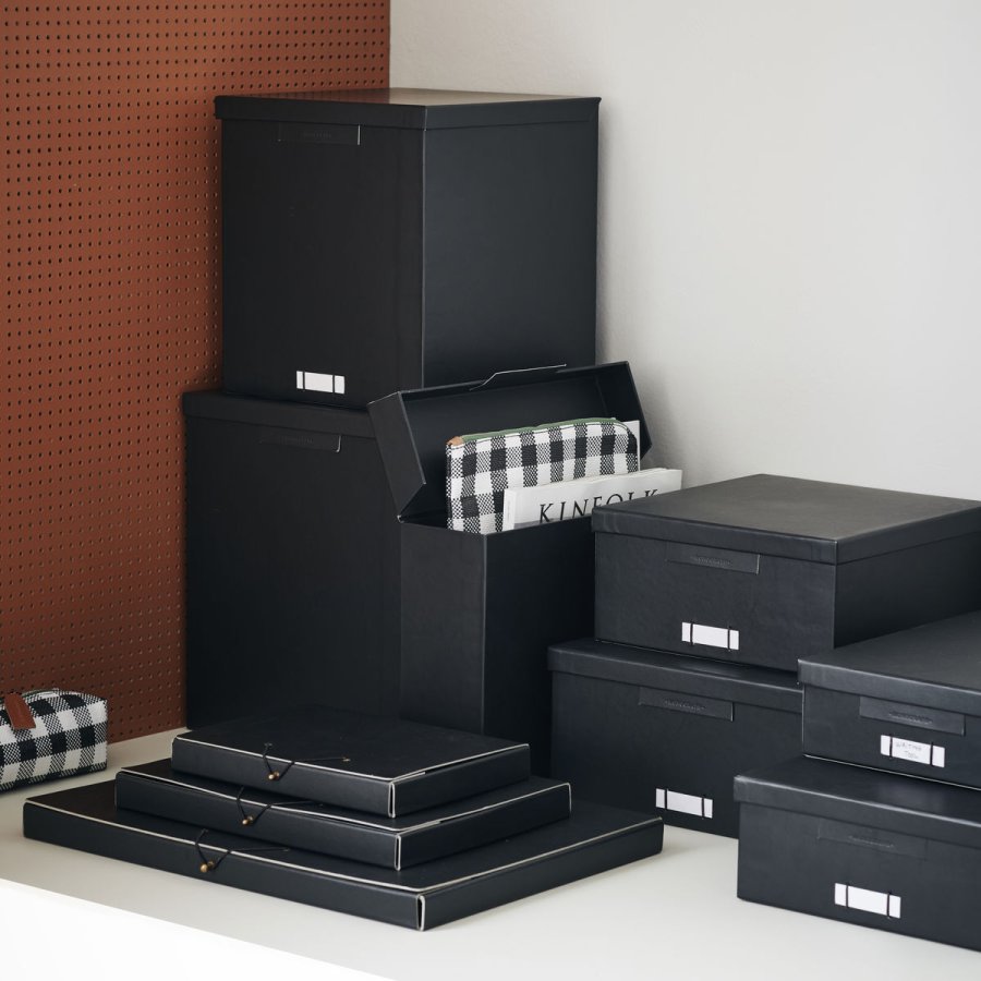 Monograph File sker m. lg 2 stk, Sort