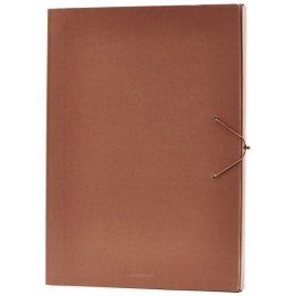 Monograph File Dokumentfolder 44x31,5 cm, Cognac